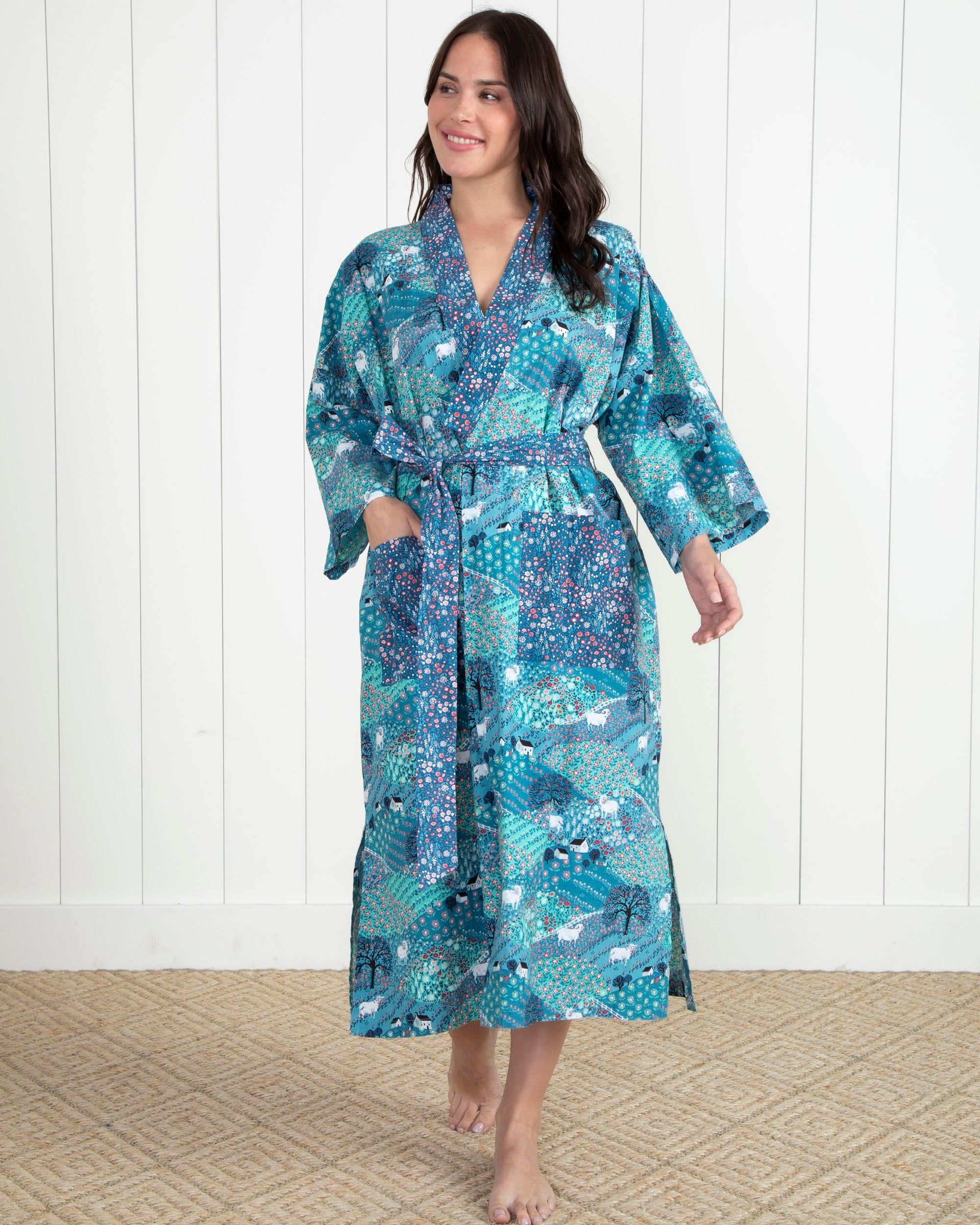 Rolling Hills - Robe - Blue Ribbon sold by Printfresh product image thumbnail 3