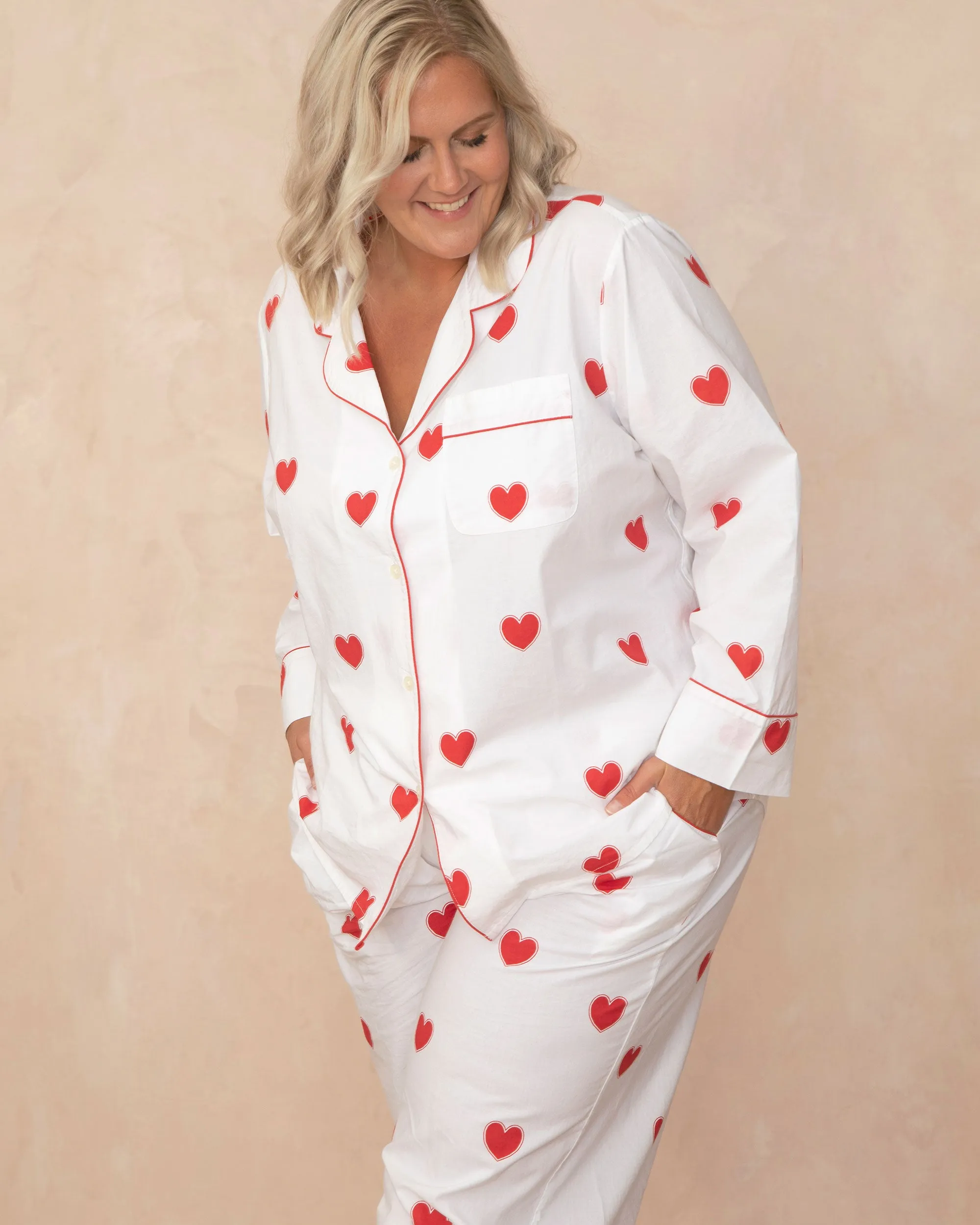 Queen of Hearts - Long PJ Set - Ruby Cloud sold by Printfresh product image thumbnail 3