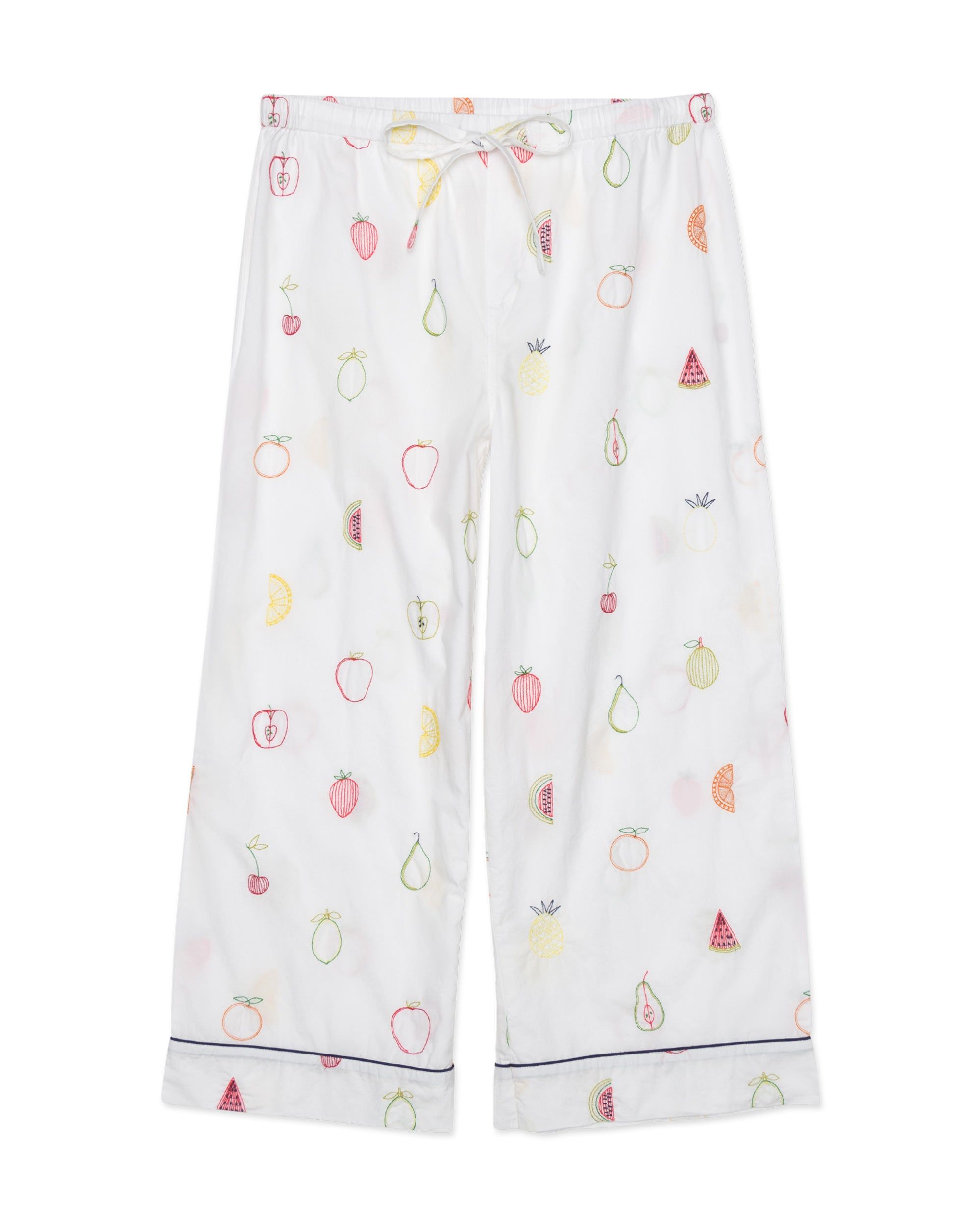 Fruit Medley - Cropped Pajama Pants - Cloud sold by Printfresh product image thumbnail 3