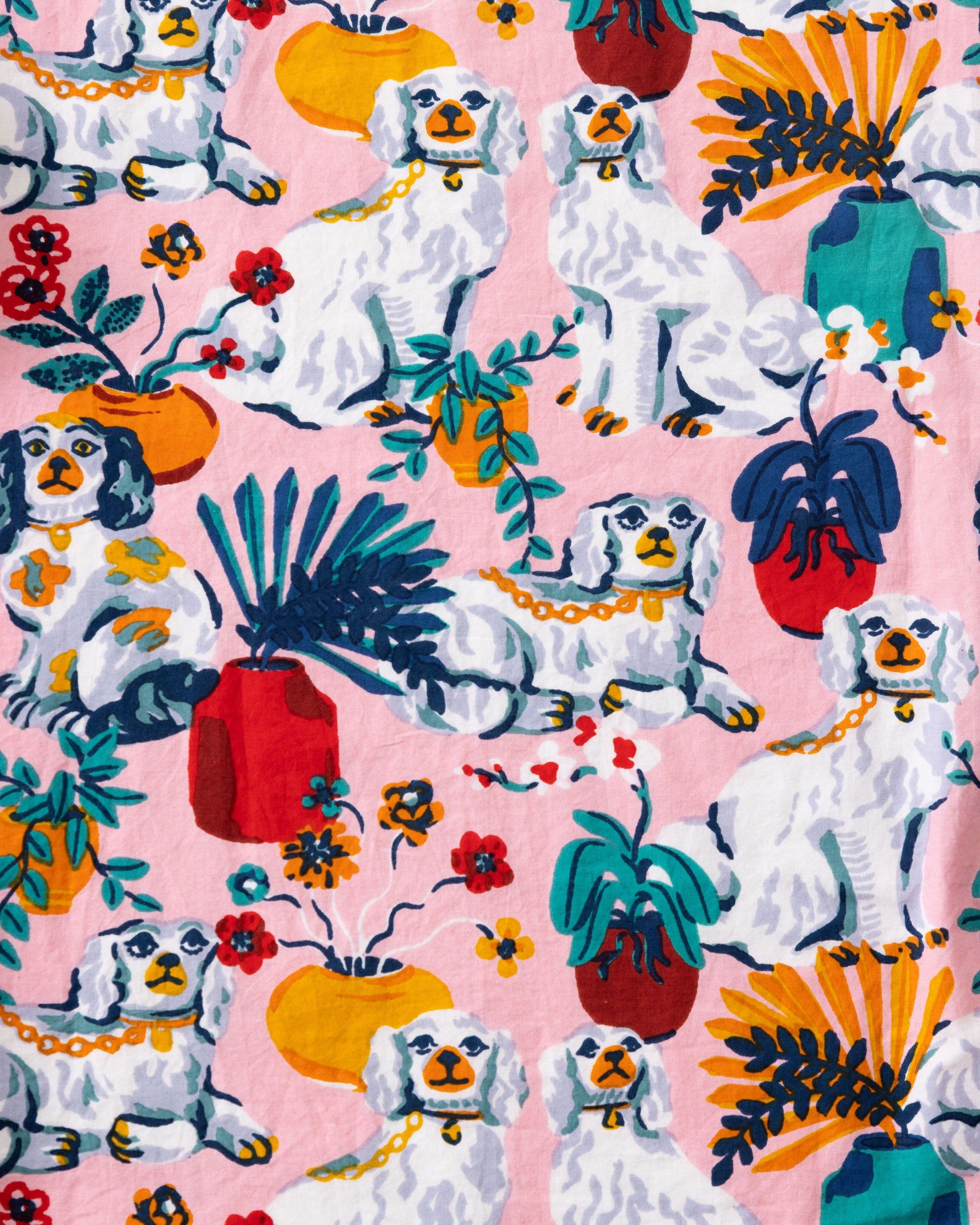 Good Dog - Petite Long Sleep Set - Vintage Rose sold by Printfresh product image thumbnail 2