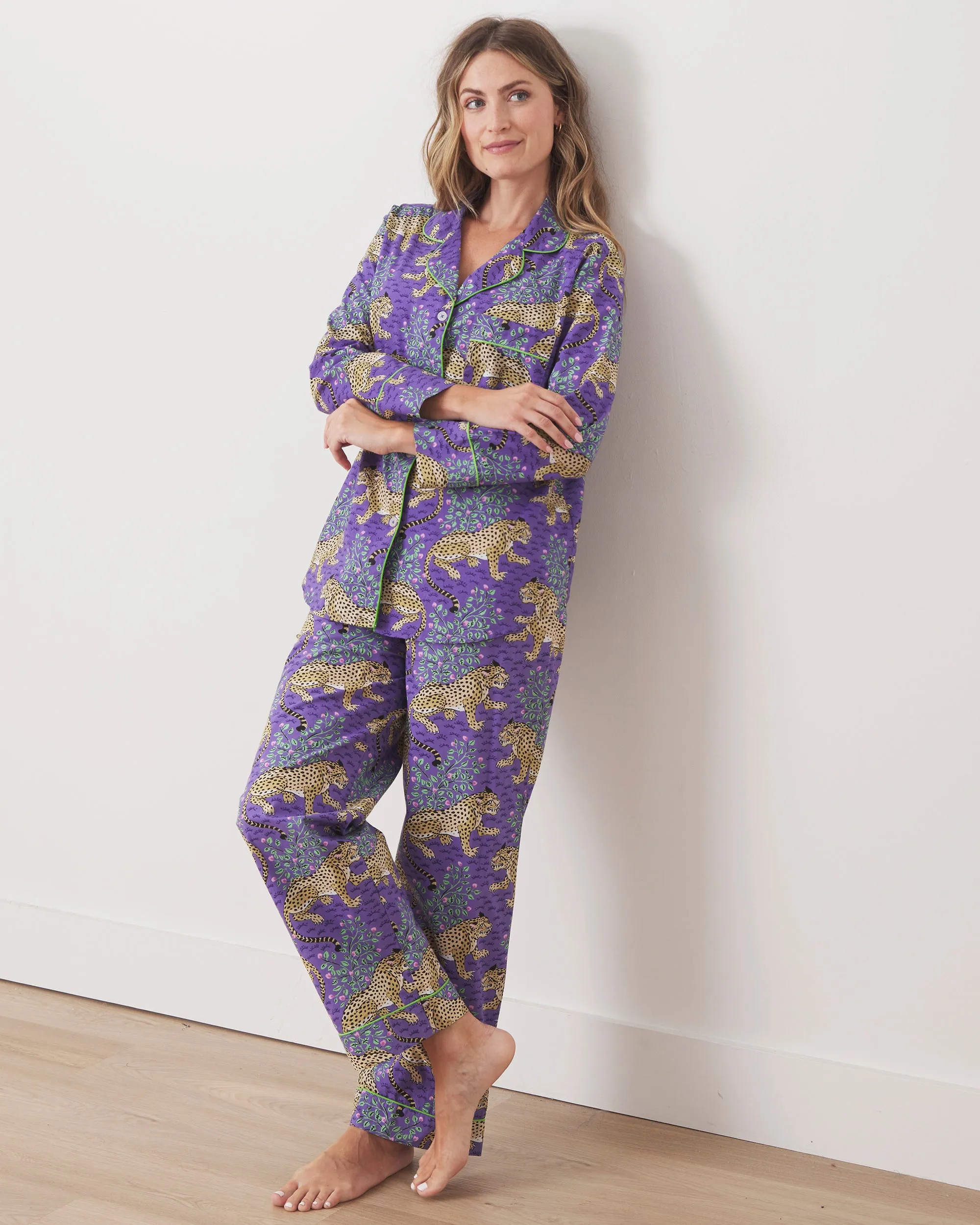 Bagheera - Long PJ Set - Violet sold by Printfresh product image thumbnail 2