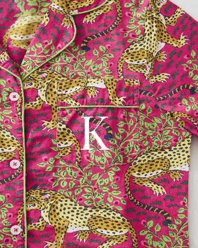 Bagheera - Long PJ Set - Hot Pink sold by Printfresh