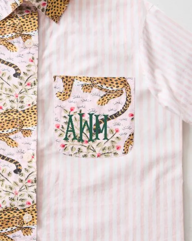 Bagheera - Everyday Button Down - Blush sold by Printfresh