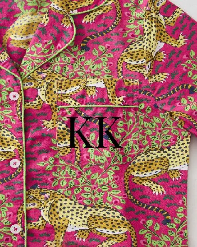 Bagheera - Long Sleep Set - Hot Pink sold by Printfresh
