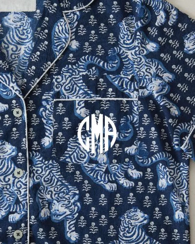 Tiger Queen - Long Sleep Set - Navy sold by Printfresh