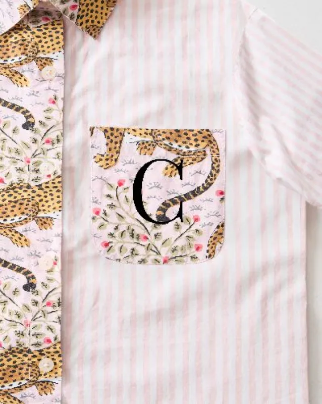 Bagheera - Everyday Button Down - Blush sold by Printfresh