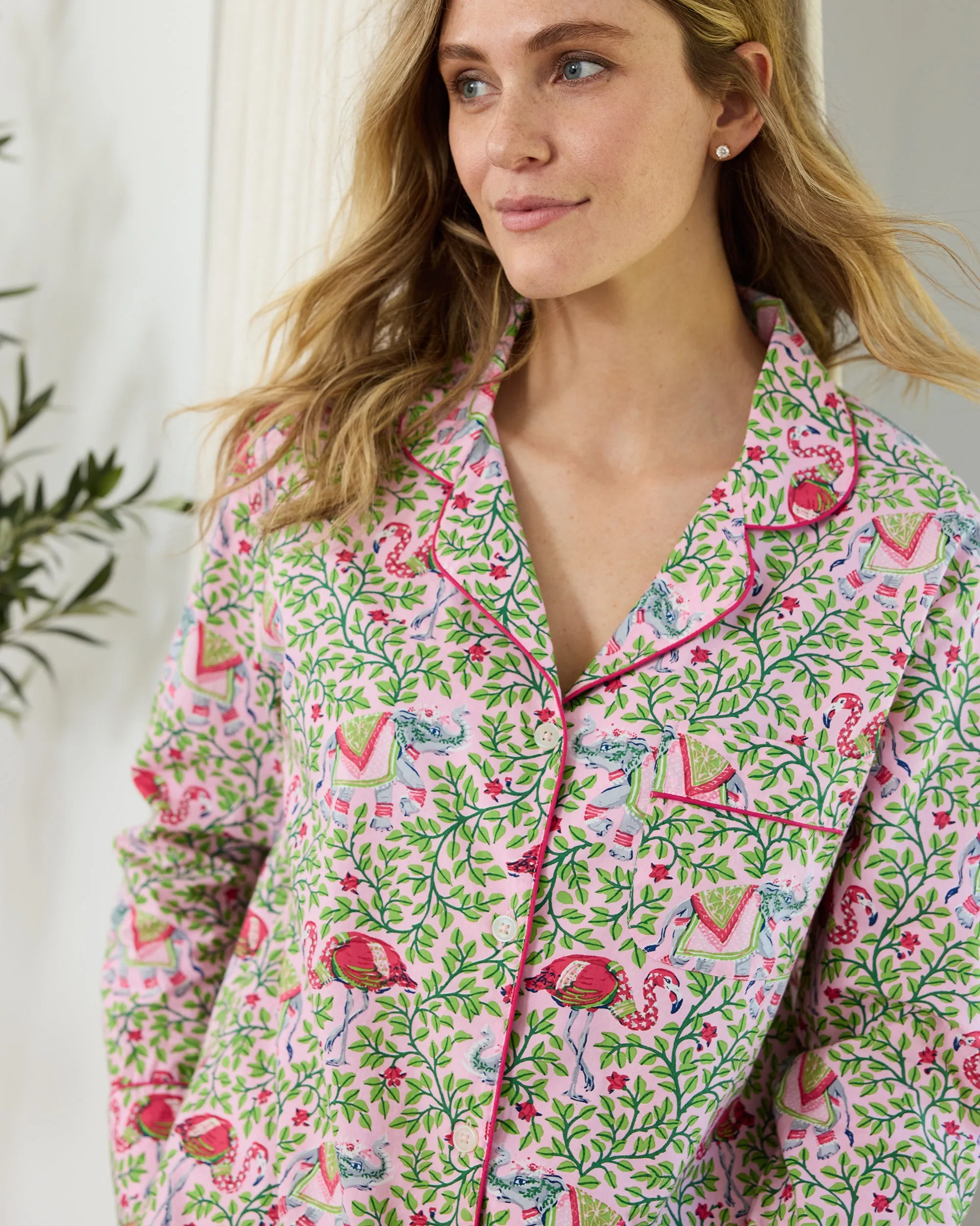 Flamenco - Long PJ Set - Rose Garden sold by Printfresh product image thumbnail 3