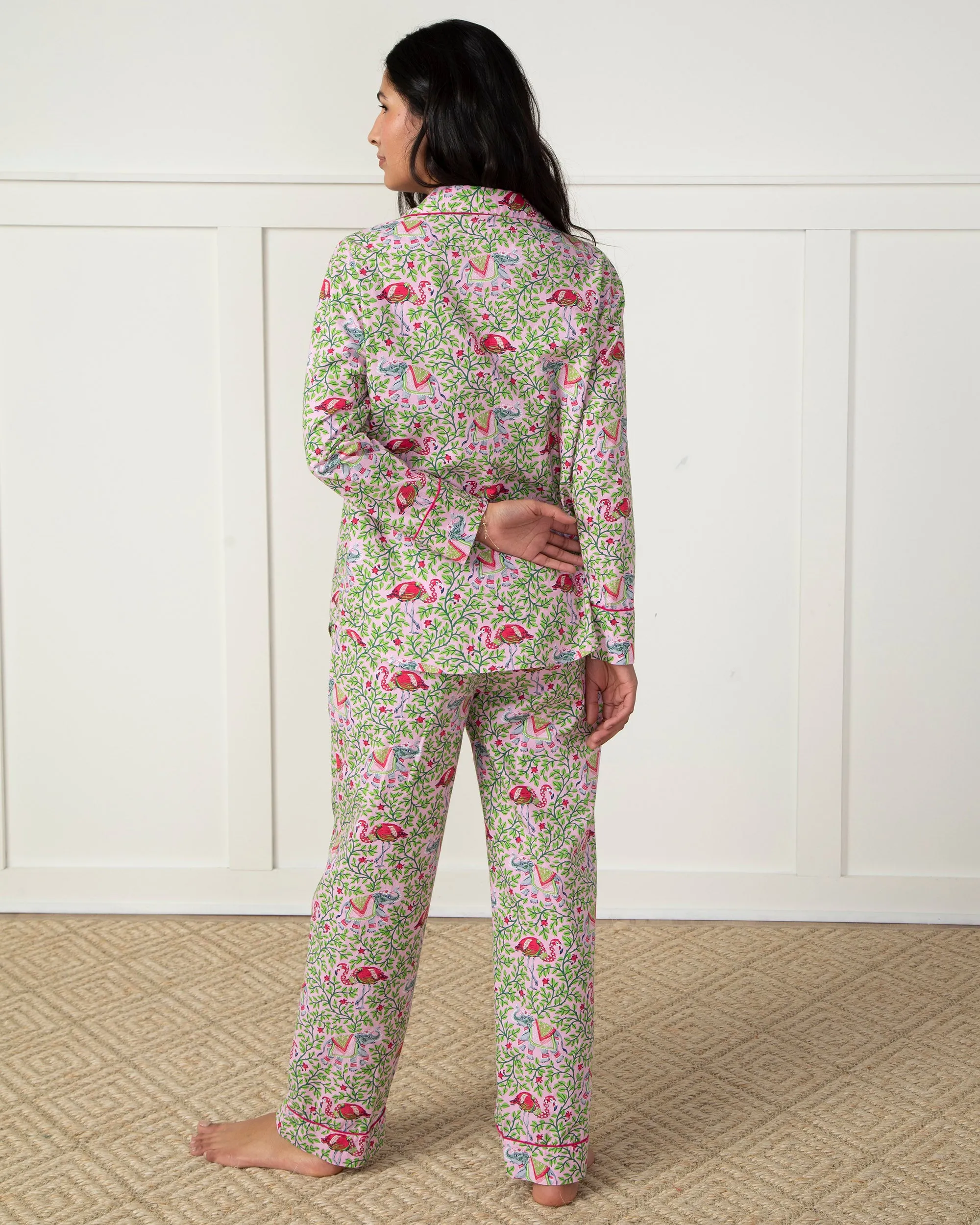 Flamenco - Long PJ Set - Rose Garden sold by Printfresh product image thumbnail 5