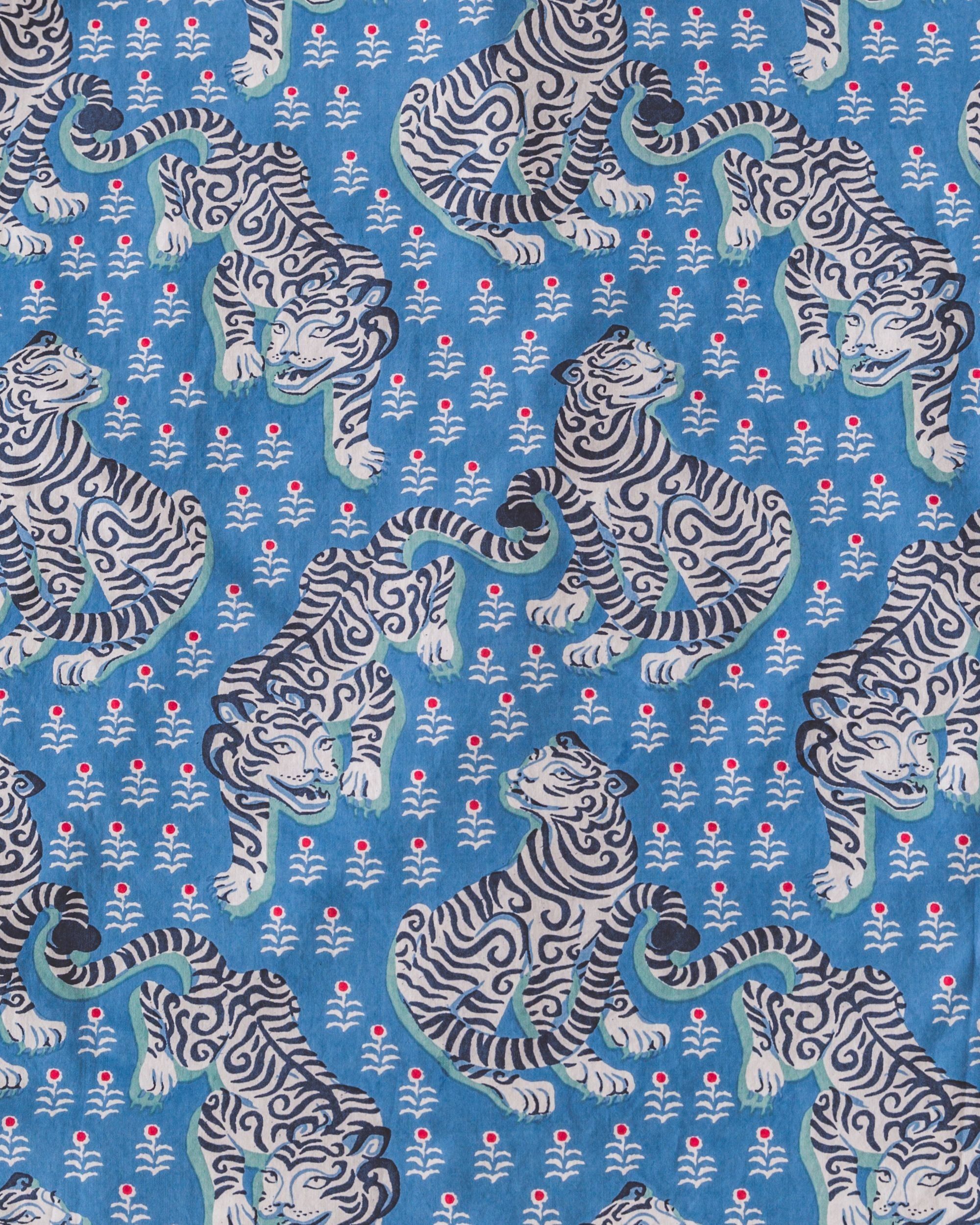 Tiger Queen - Robe - Cornflower sold by Printfresh product image thumbnail 5