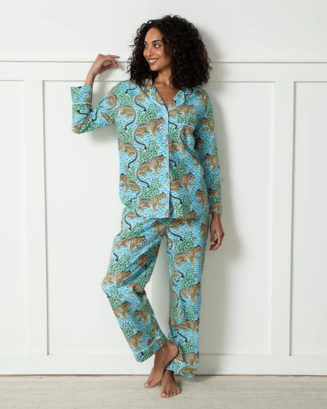 Bagheera - Petite Long PJ Set - Something Blue sold by Printfresh