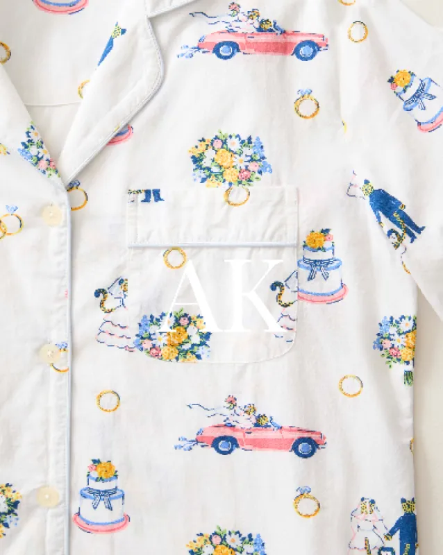 Happily Ever After - Petite Long PJ Set - Cloud sold by Printfresh