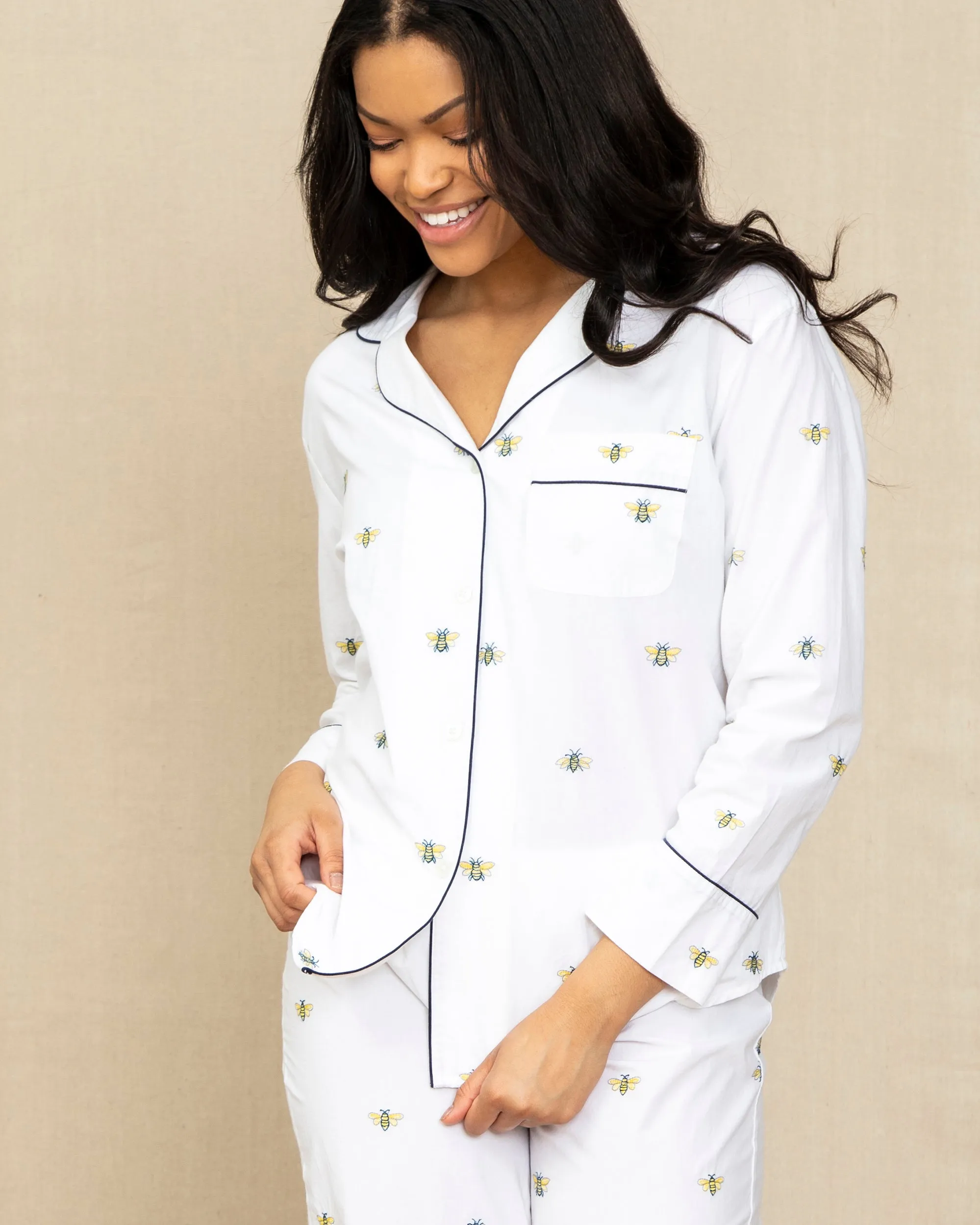 Beekeeper - Petite Long Sleep Set - Cloud sold by Printfresh product image thumbnail 2