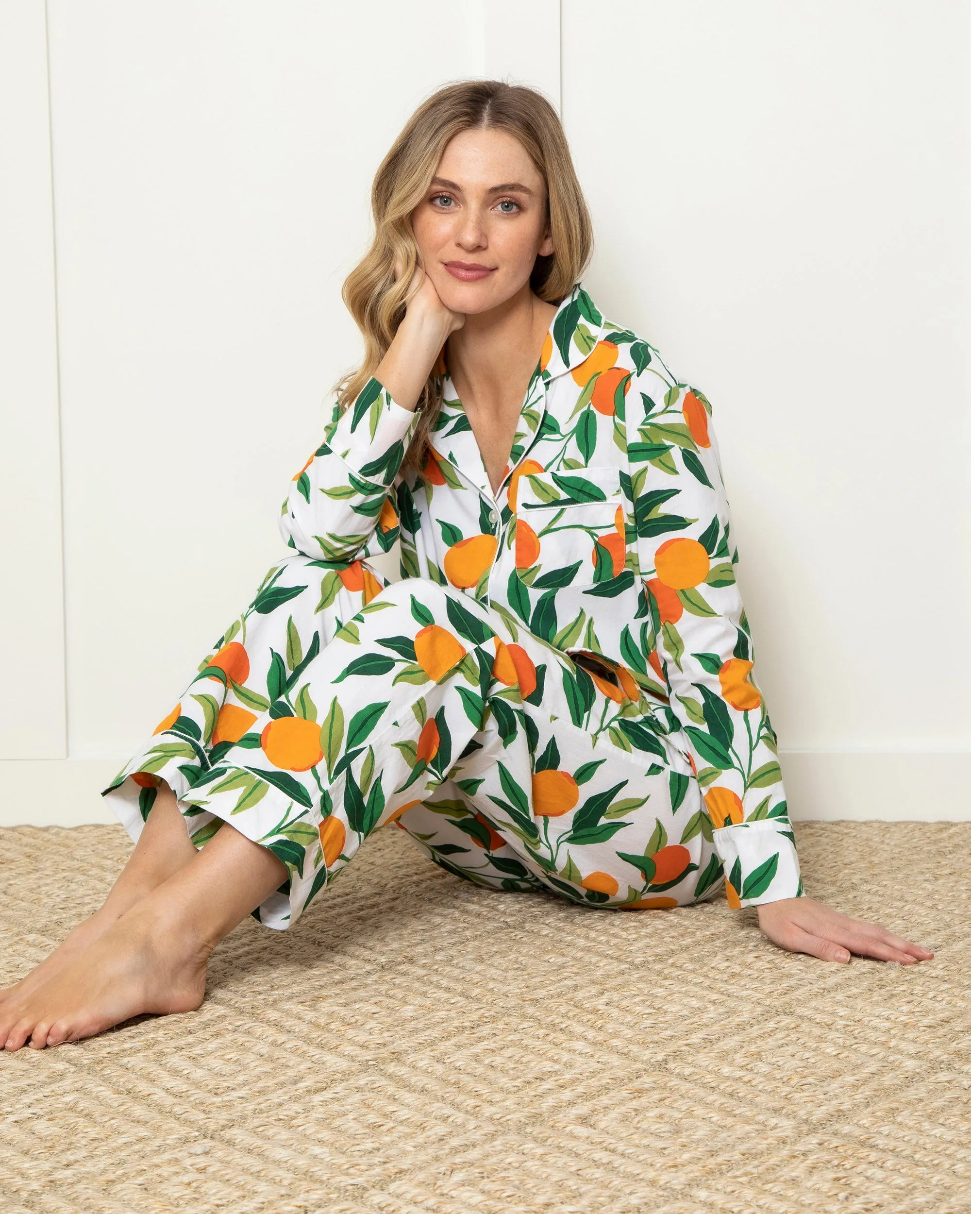 Clementine - Petite Long Sleep Set - Cloud sold by Printfresh