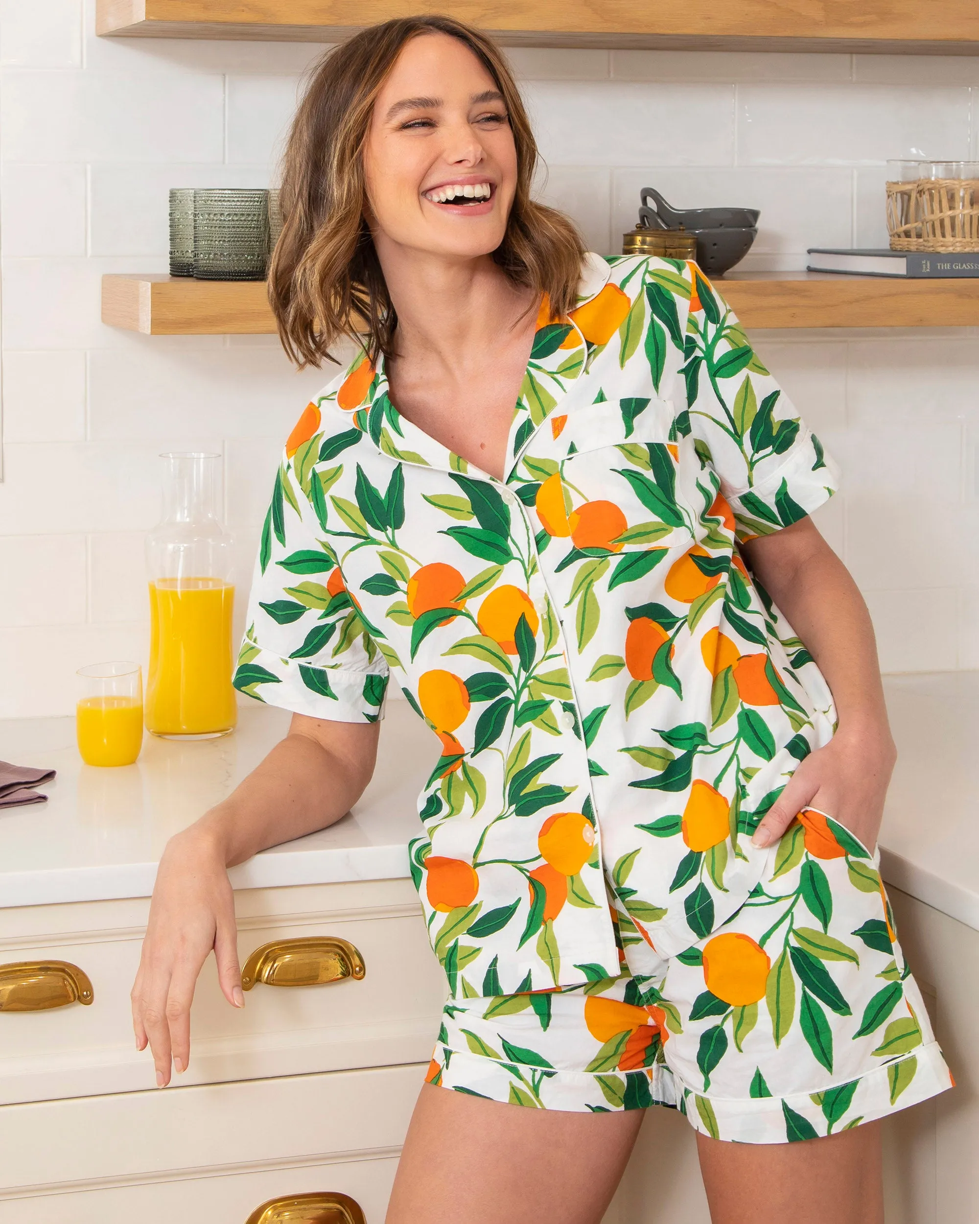 Clementine - Short Sleep Set - Cloud sold by Printfresh