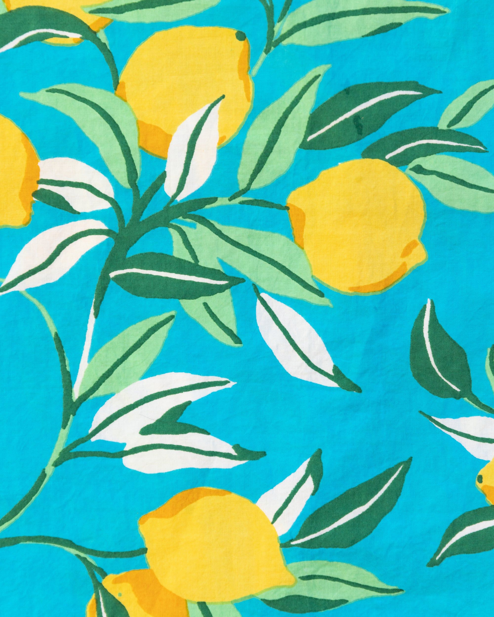 Lemon Zest - Cami Nightgown - Turquoise sold by Printfresh product image thumbnail 6