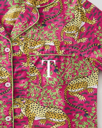 Bagheera - Long PJ Set - Hot Pink sold by Printfresh
