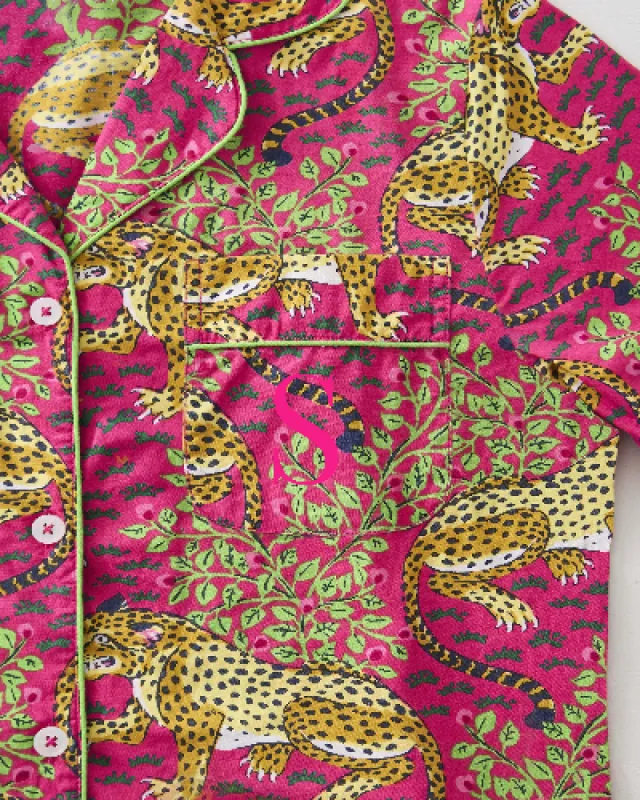 Bagheera - Long PJ Set - Hot Pink sold by Printfresh