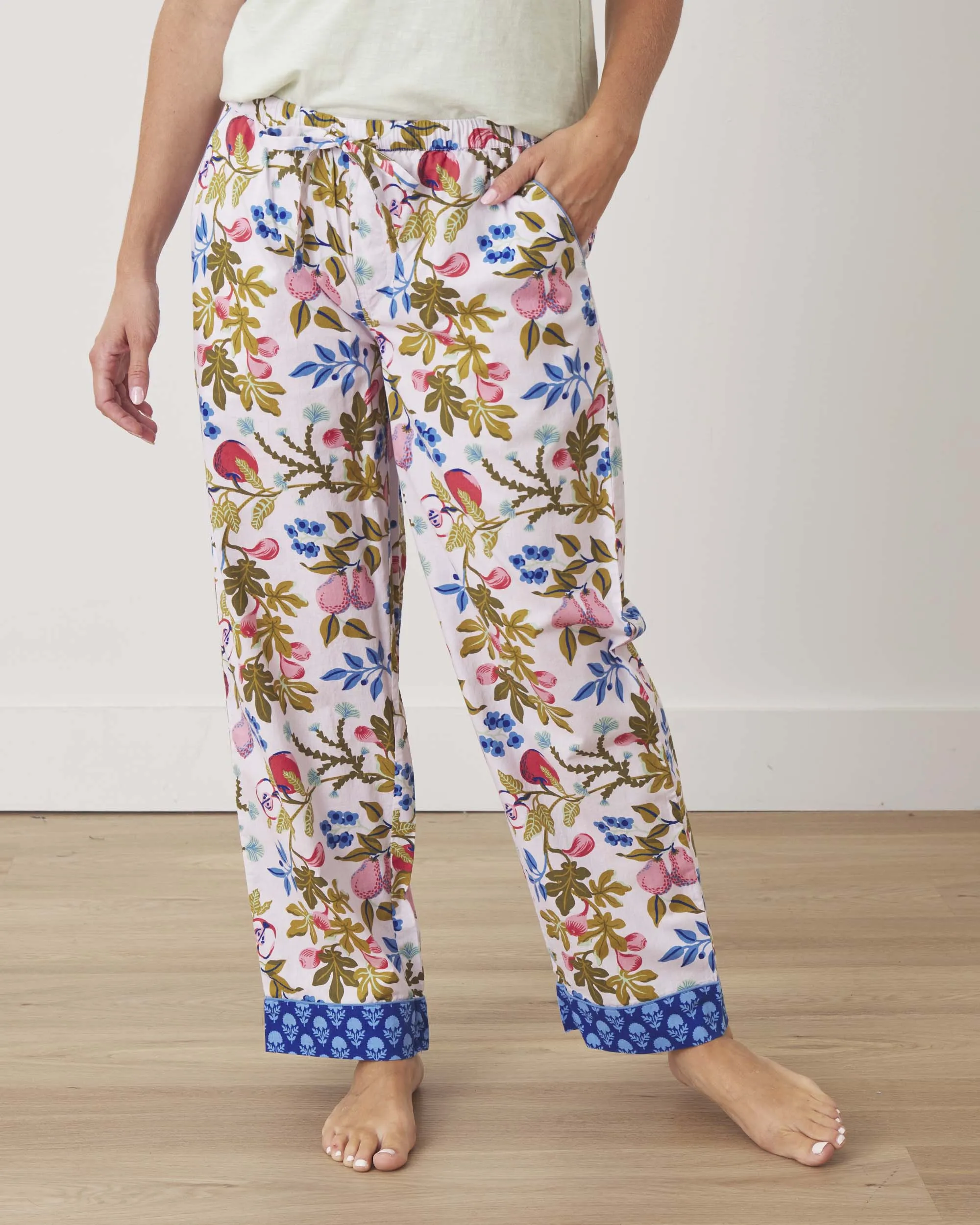 Pomme & Poire - PJ Pants - Parchment sold by Printfresh