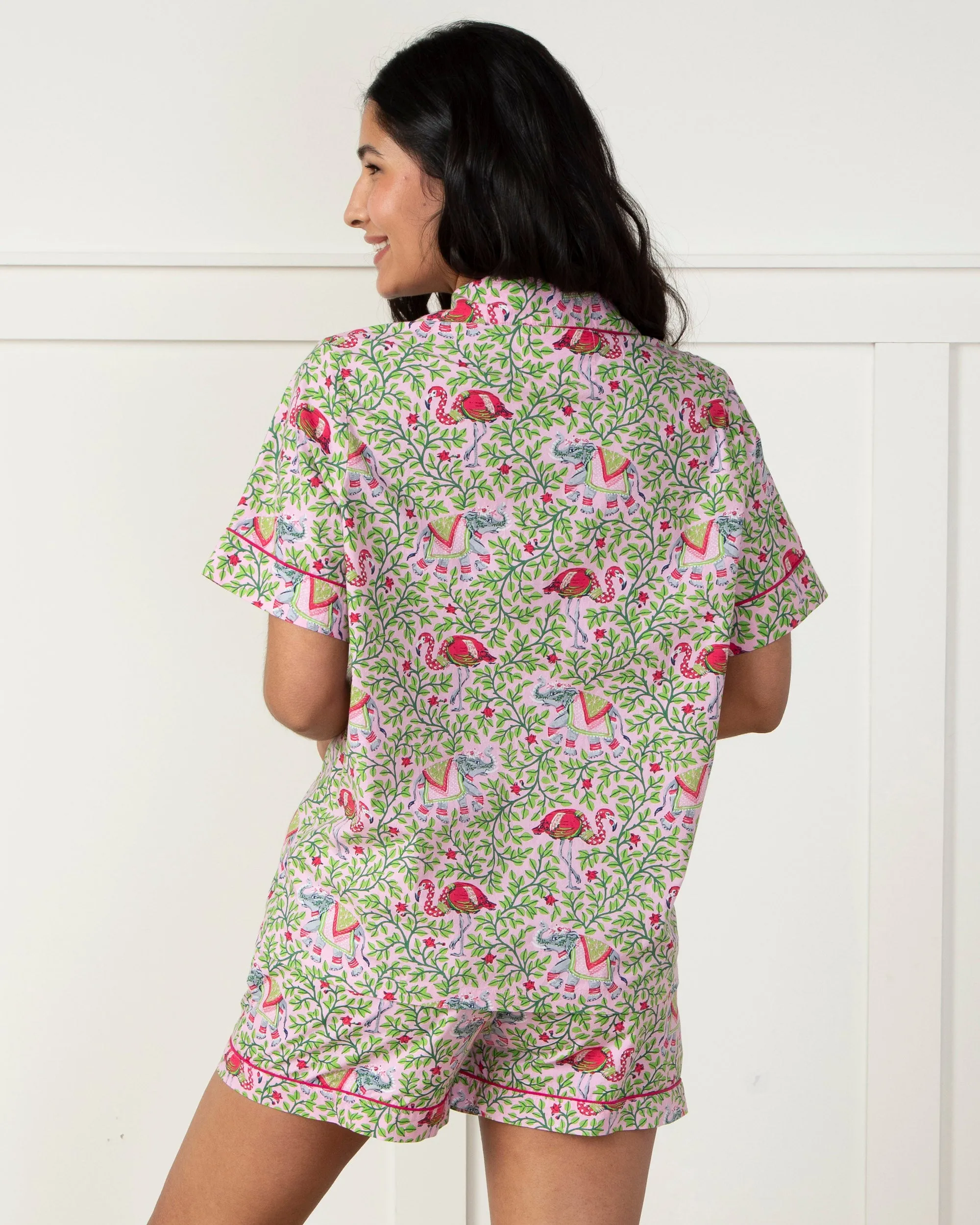 Flamenco - Short PJ Set - Rose Garden sold by Printfresh product image thumbnail 4
