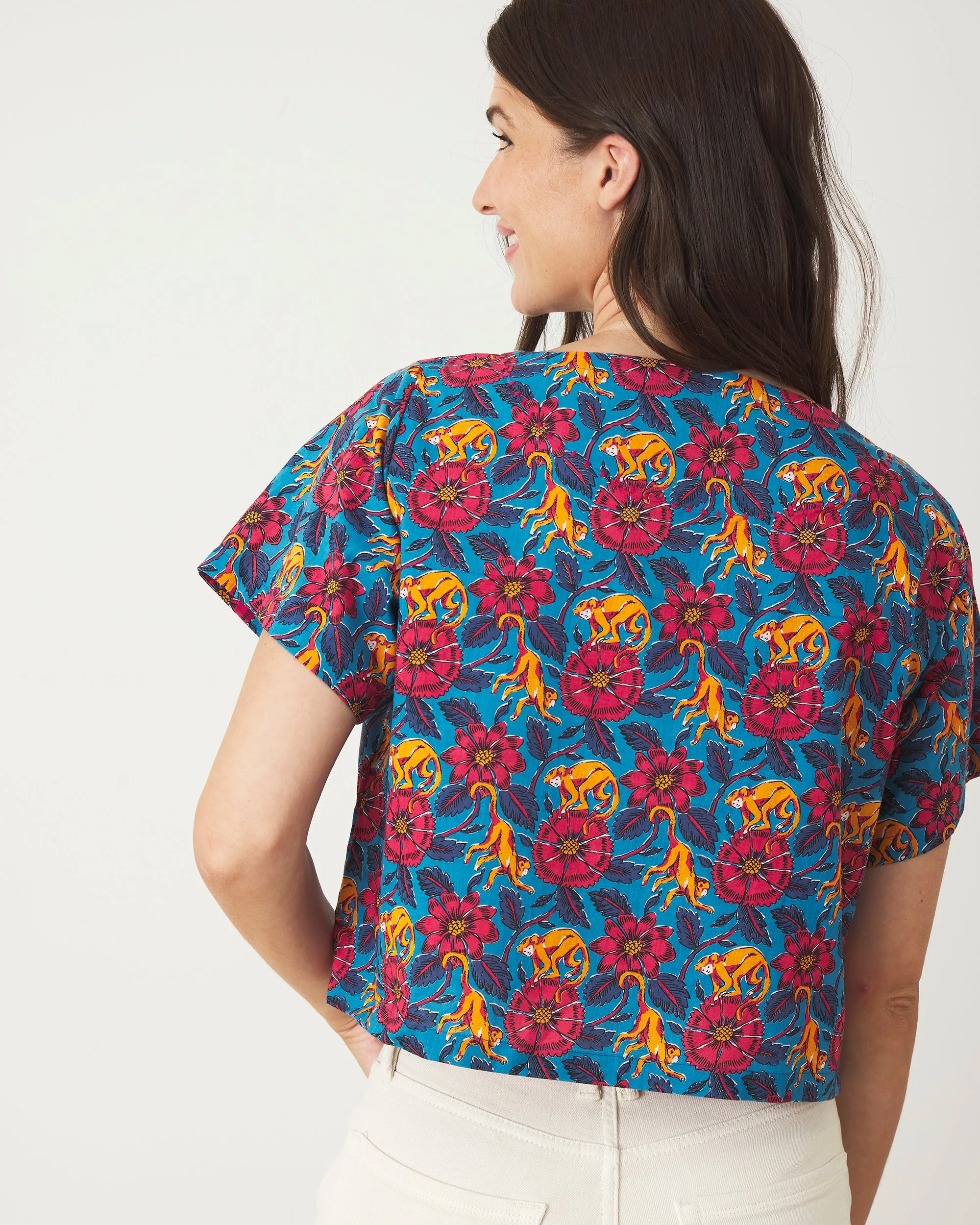 Leaps & Bounds - Carry On Crop Top - Touch the Sky sold by Printfresh product image thumbnail 4