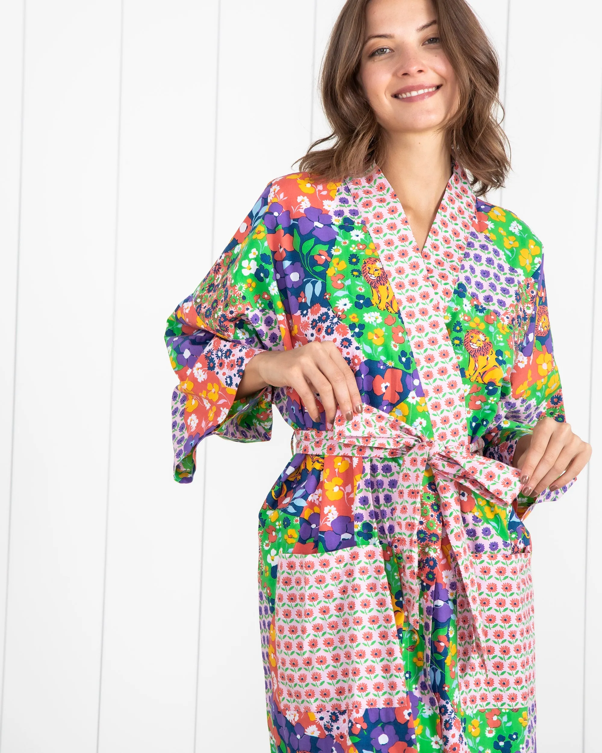 Flower Power - Robe - Grape Soda sold by Printfresh product image thumbnail 2