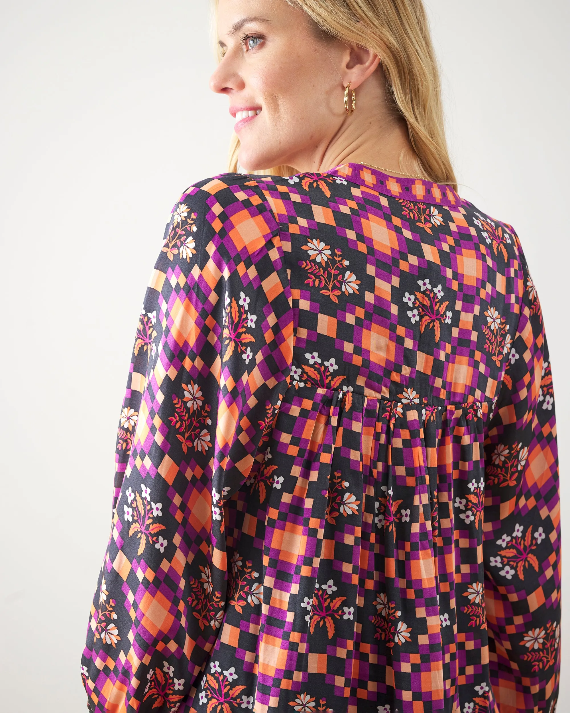 Tomorrow's Tapestry - Tides Turned Blouse - Violet Breeze sold by Printfresh product image thumbnail 2