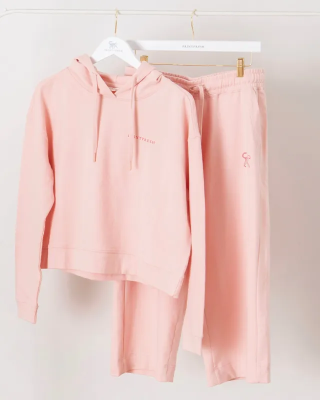 Pale Pink - Down Time Cropped Set - Cropped Set sold by Printfresh