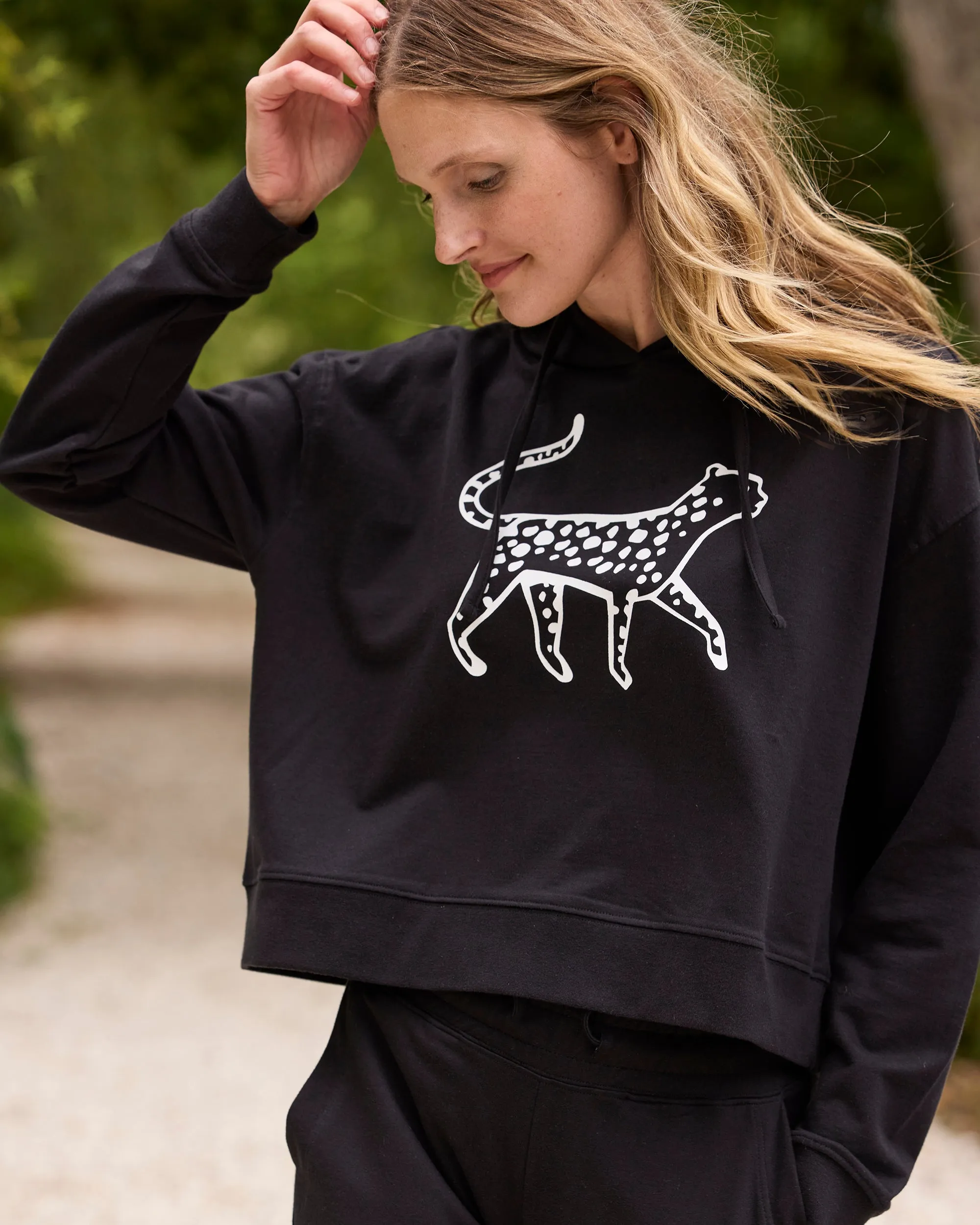 Black - Down Time Hoodie - Hoodie sold by Printfresh