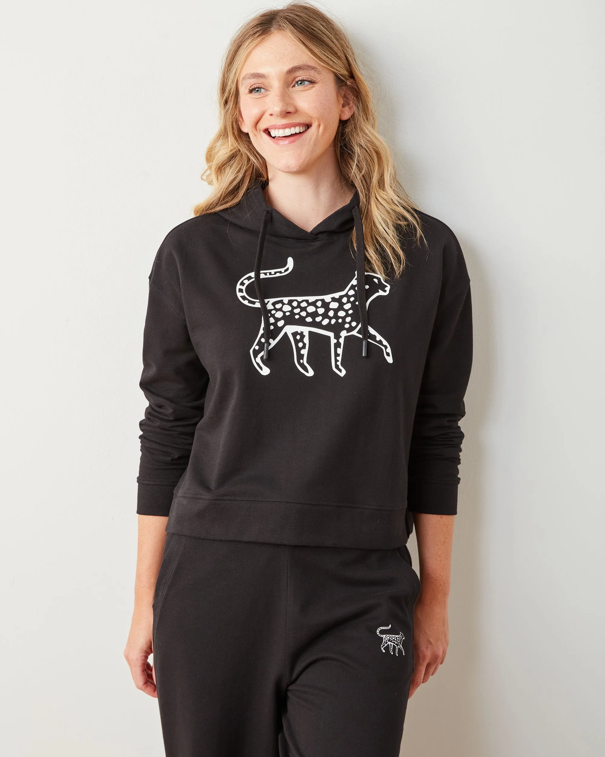 Black - Down Time Hoodie - Hoodie sold by Printfresh product image thumbnail 4