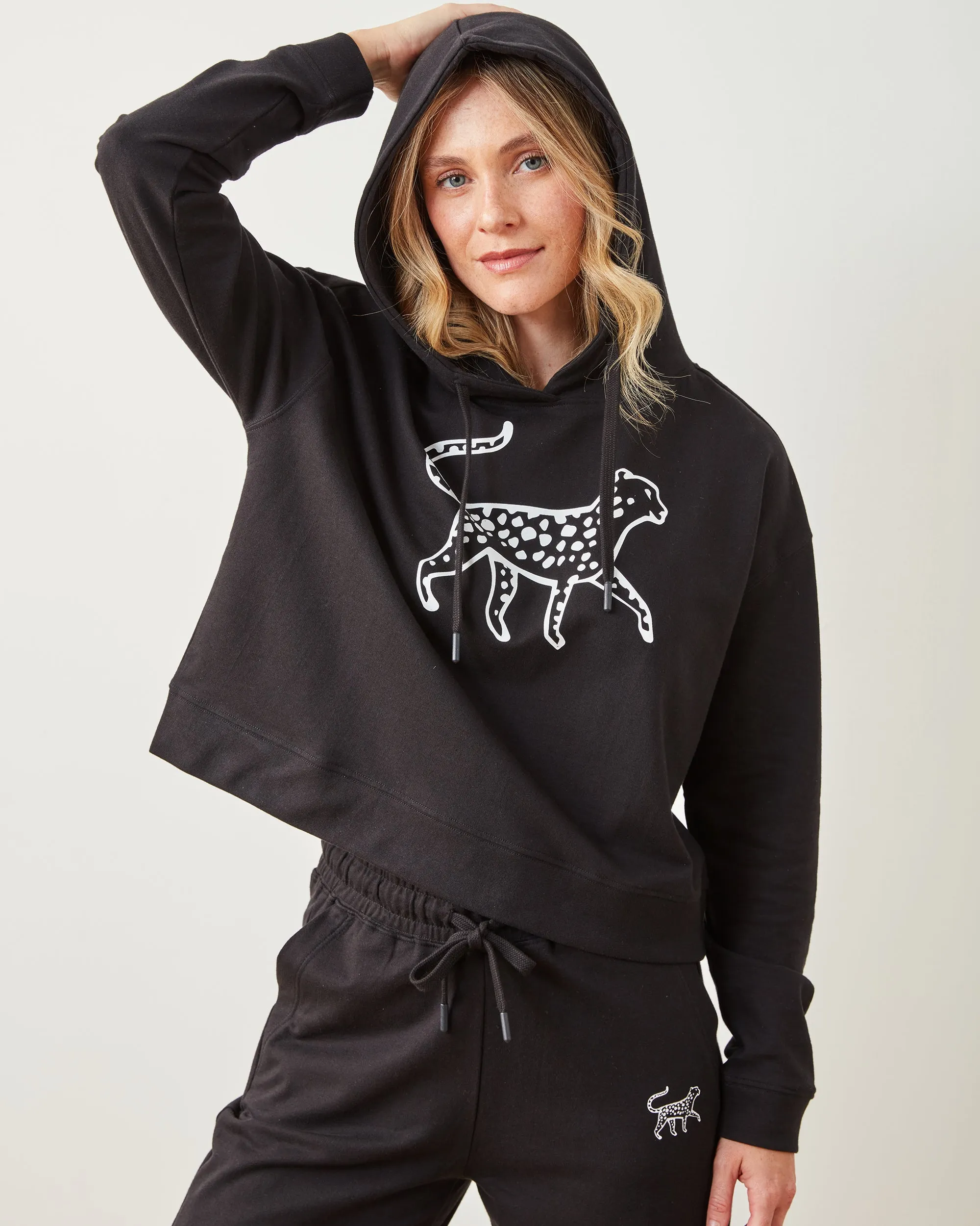 Black - Down Time Hoodie - Hoodie sold by Printfresh product image thumbnail 2