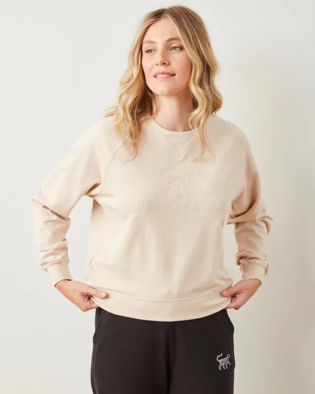 Cappuccino Foam - Down Time Essential Crewneck - Essential Crewneck sold by Printfresh