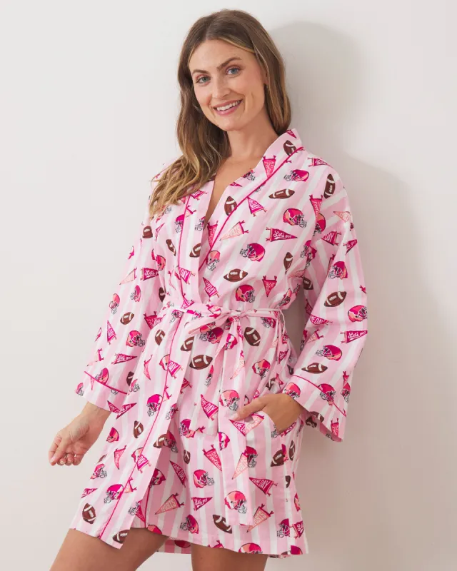 Game Day - Getting Ready Robe - Powder Puff sold by Printfresh