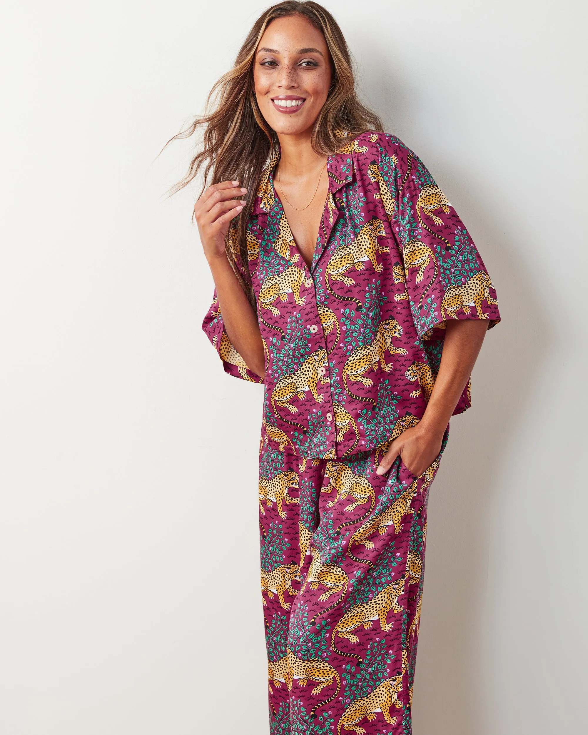 Bagheera - Petite Satin Wildest Dreams Set - Wine sold by Printfresh product image thumbnail 5