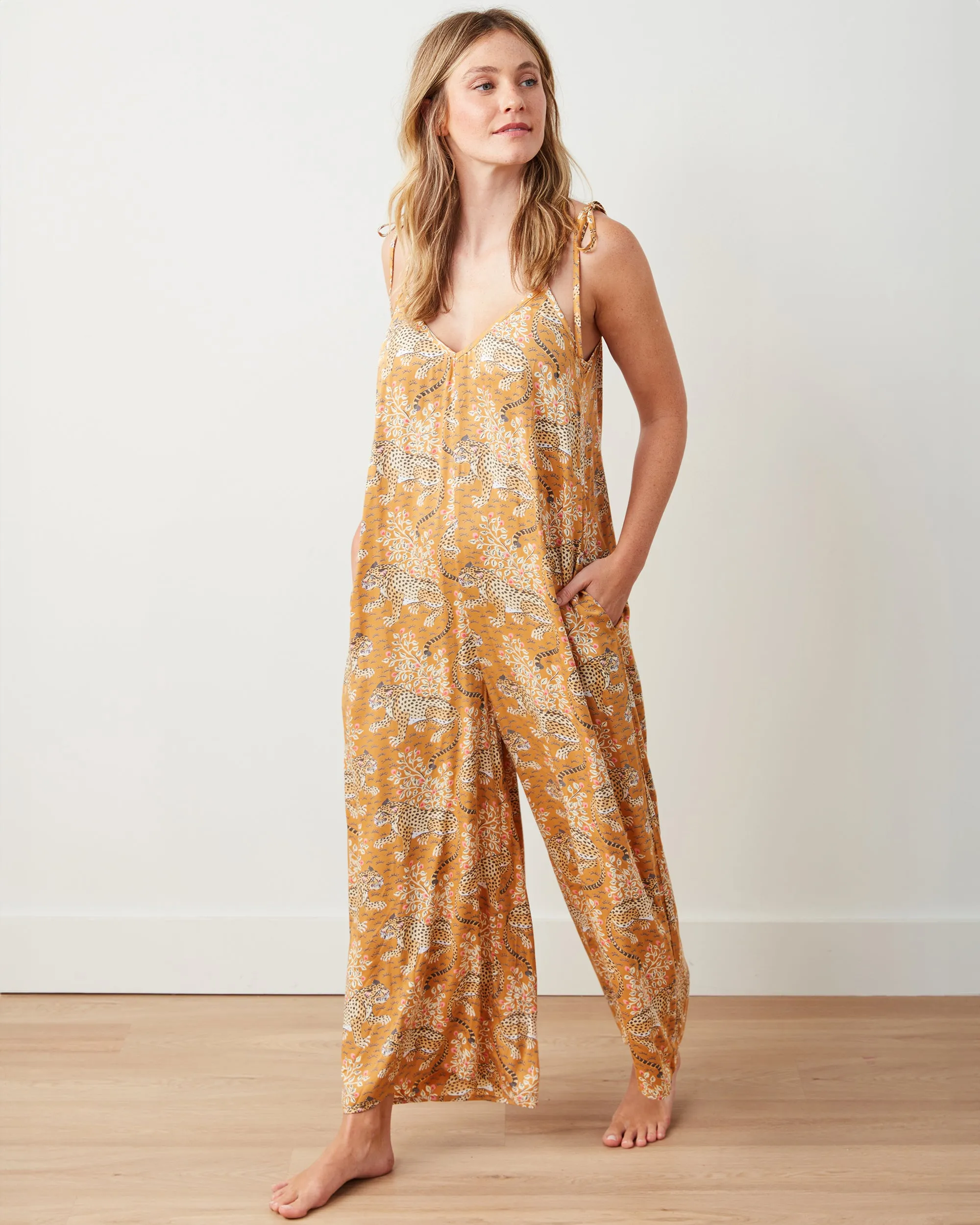 Bagheera - Satin Jaipur Jumpsuit - Tobacco sold by Printfresh product image thumbnail 3