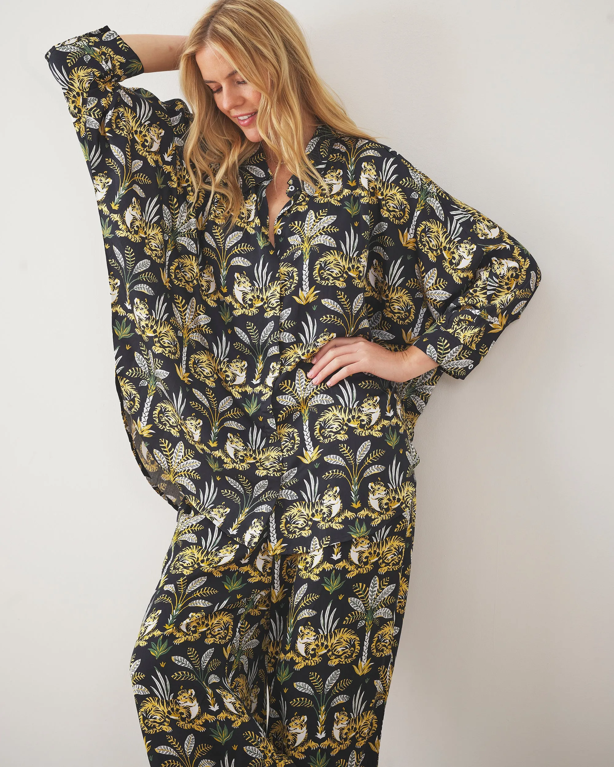 Untamed Tiger - Satin Stevie Set - Gold Ink sold by Printfresh