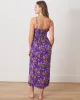 Untamed Tiger - Satin Chic to Sleep Nightie - Grape Soda sold by Printfresh