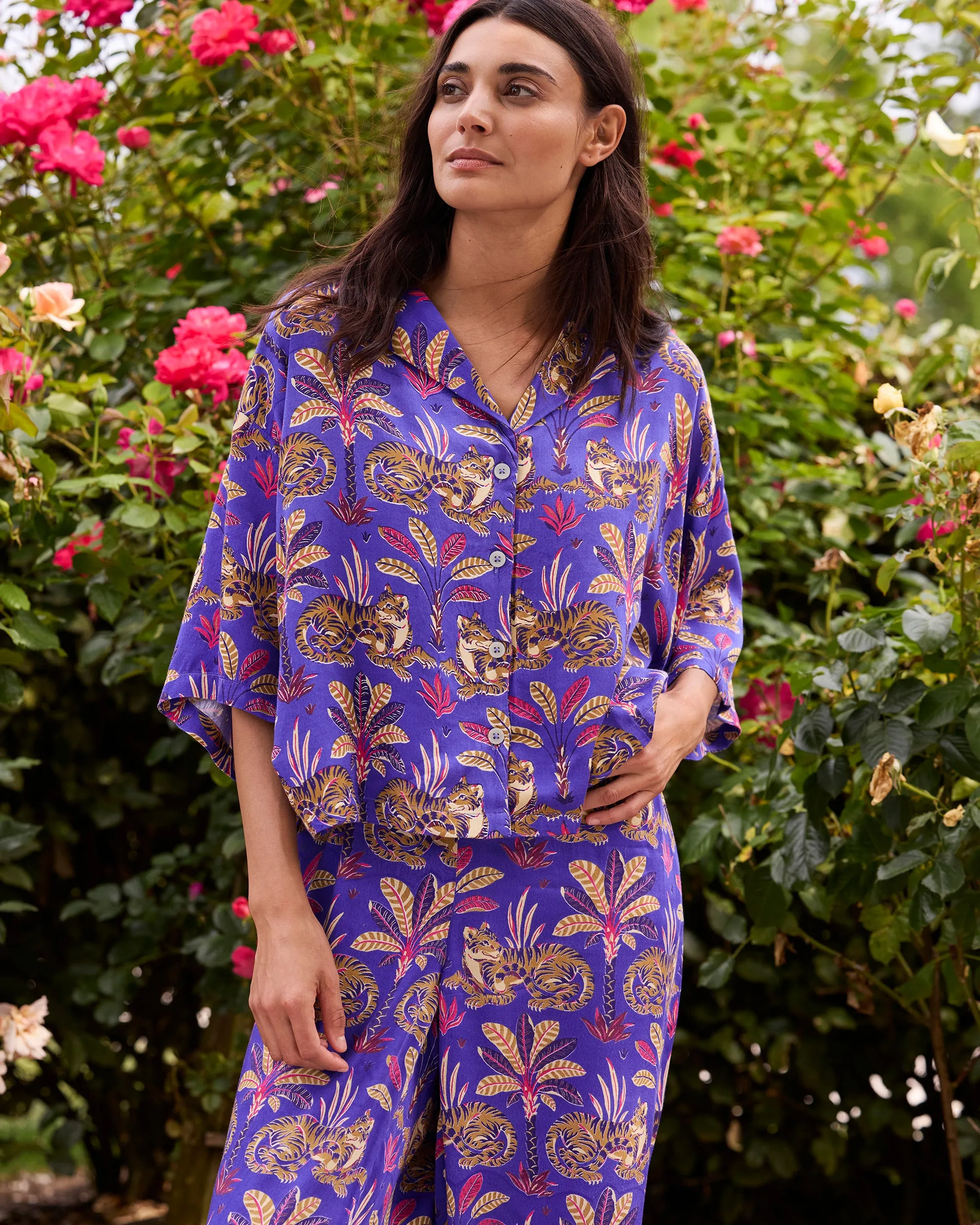 Untamed Tiger - Tall Satin Wildest Dreams Set - Grape Soda sold by Printfresh product image thumbnail 3