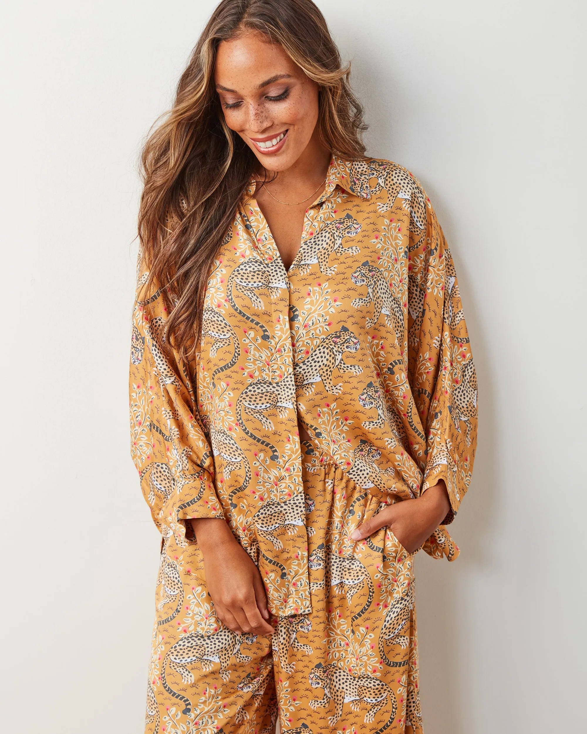 Bagheera - Petite Satin Stevie Set - Tobacco sold by Printfresh