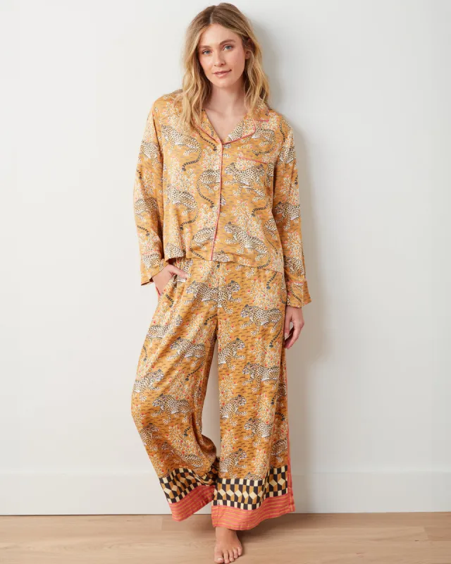 Bagheera - Tall Satin Rittenhouse Set - Tobacco sold by Printfresh