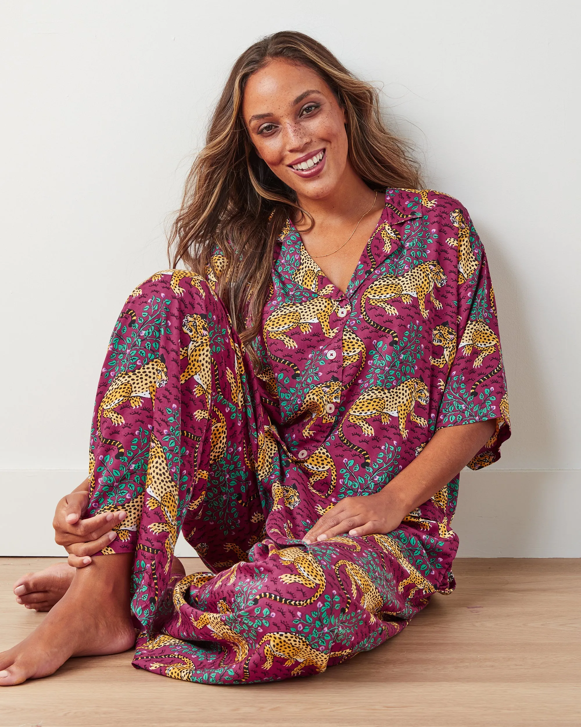 Bagheera - Satin Wildest Dreams Set - Wine sold by Printfresh product image thumbnail 5