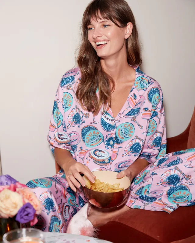 Champagne & Caviar - Petite Satin Wildest Dreams Set - Blush sold by Printfresh