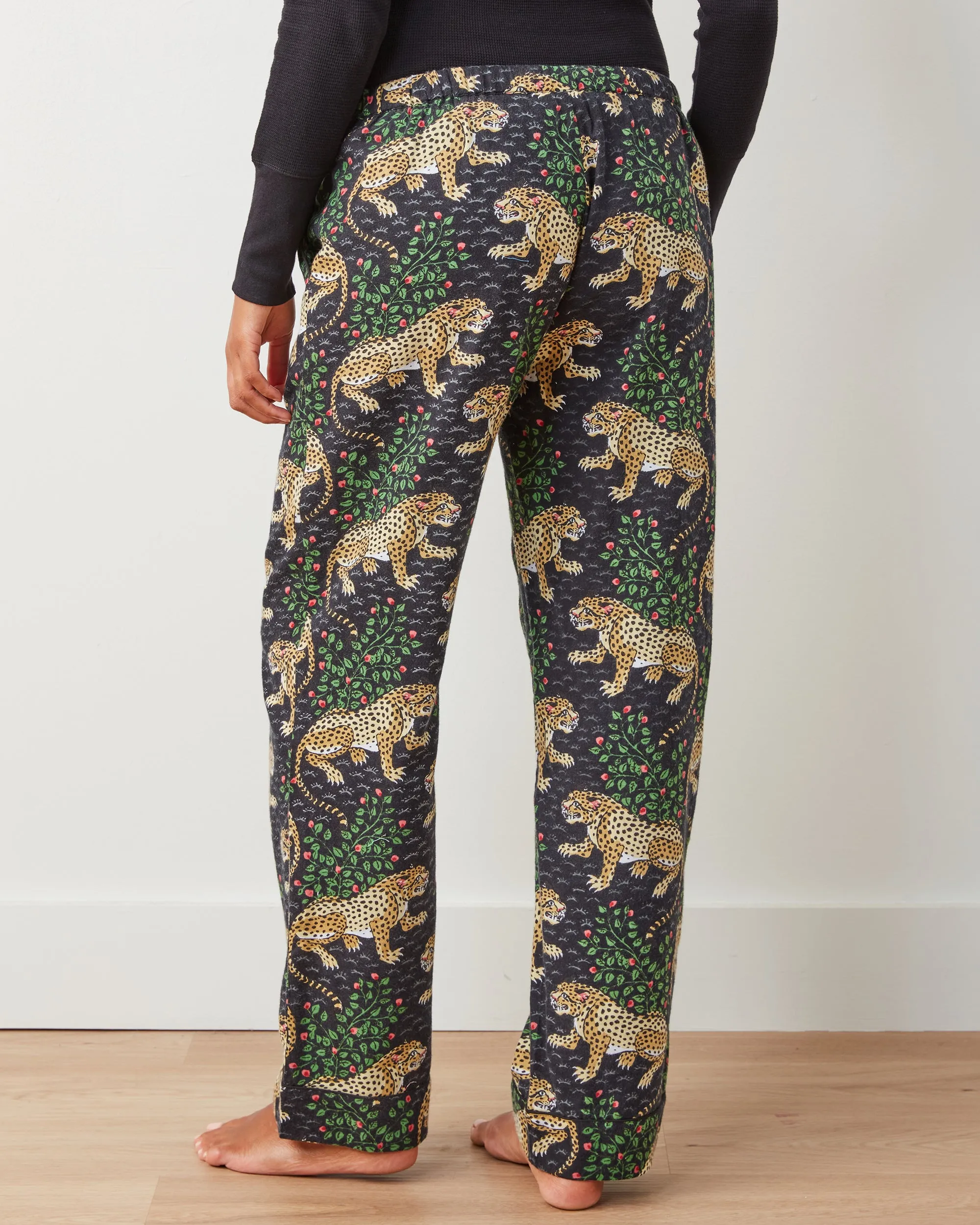 Bagheera - Henley & Lightweight Flannel PJ Pants Set - Ink sold by Printfresh product image thumbnail 5