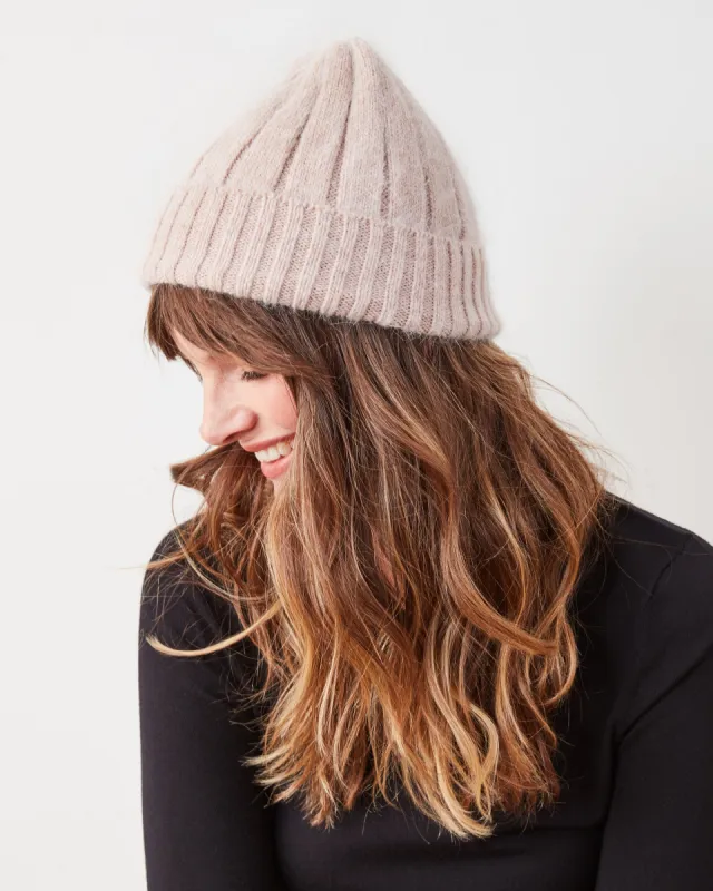 Beige - Super Soft Angora Beanie - Comfortarians sold by Printfresh