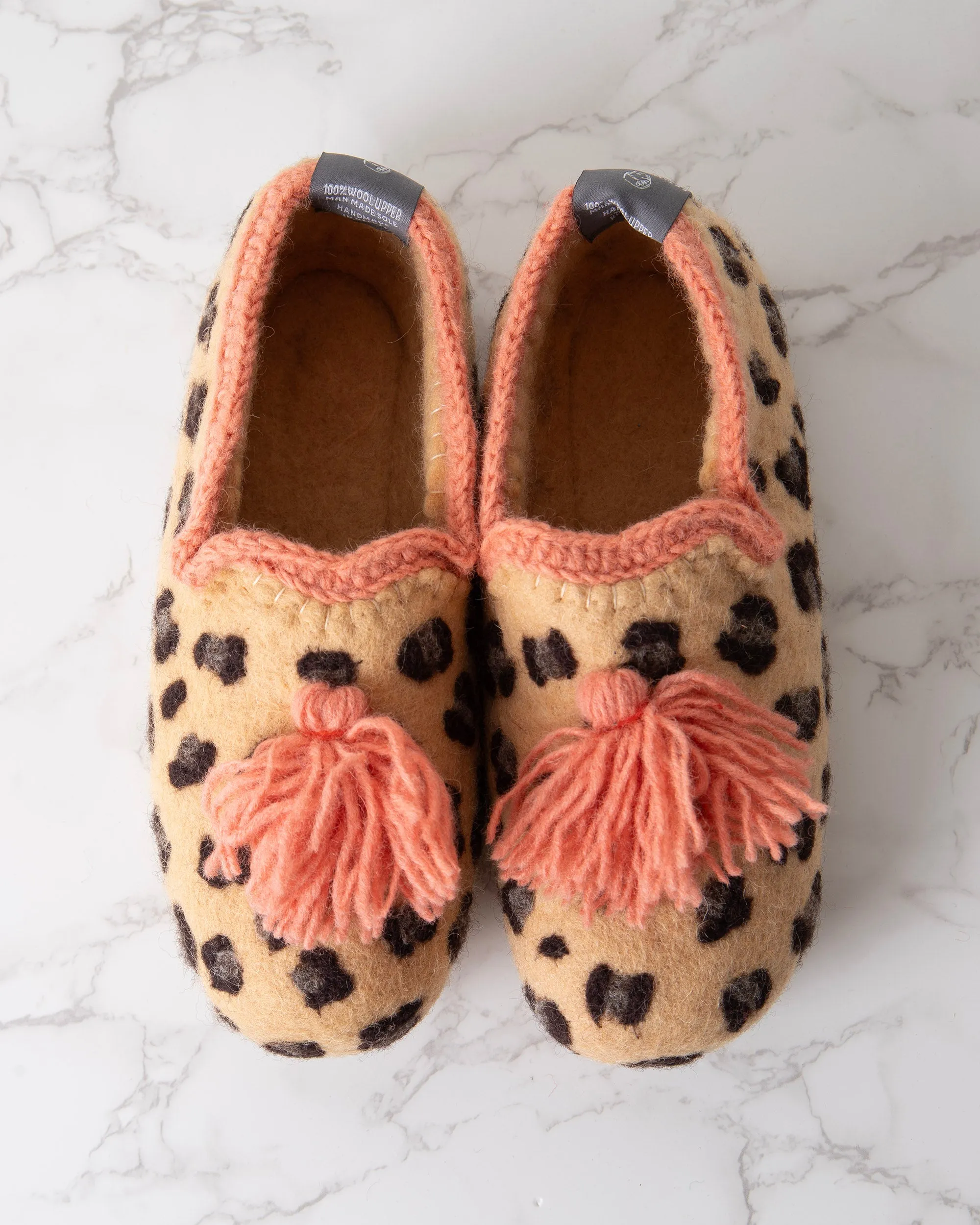 Leopard - Spot & Dots Slipper - French Knot sold by Printfresh product image thumbnail 2
