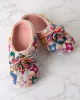 Natural - Tiny Crochet Slipper - French Knot sold by Printfresh