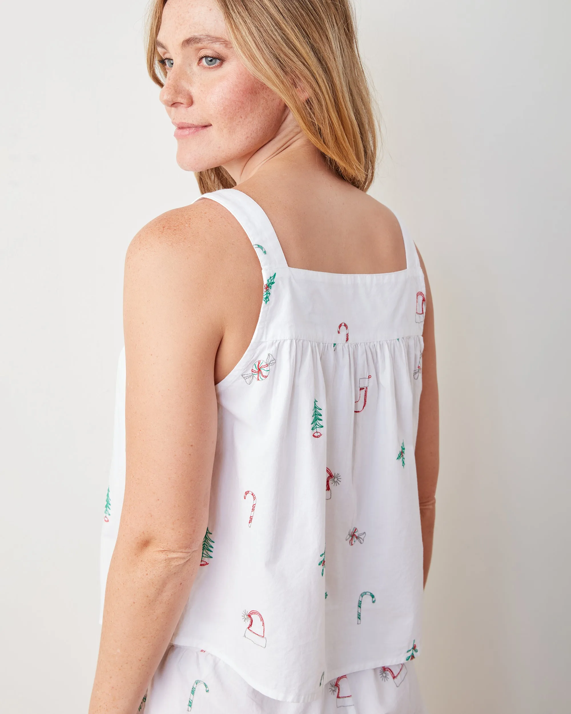 Sweet Wishes - Back to Bed Cropped Pant Set - Cloud sold by Printfresh product image thumbnail 5