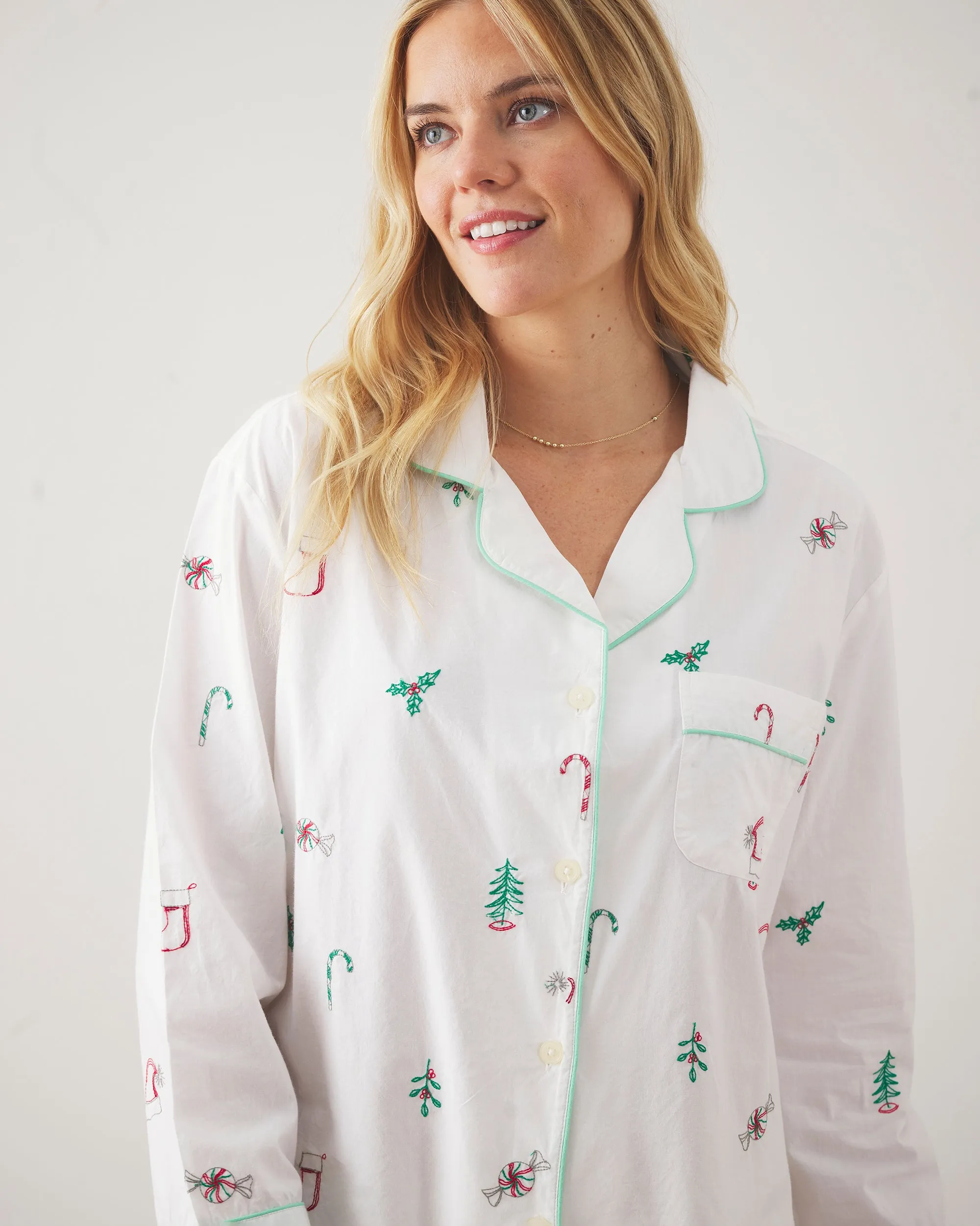 Sweet Wishes - Long PJ Set - Cloud sold by Printfresh product image thumbnail 2