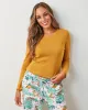 Goldenrod - Pointelle Long Sleeve - Shirt sold by Printfresh