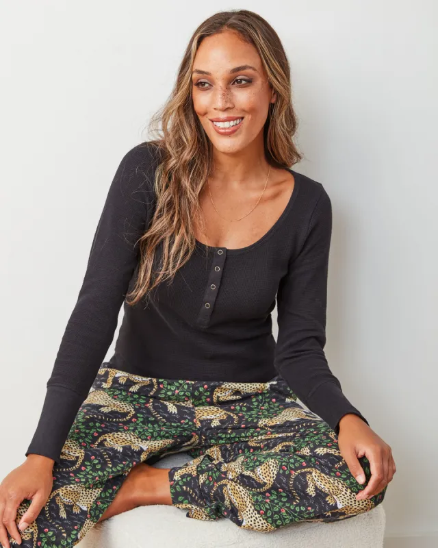 Cat Eye - Cozy Henley - Thermal sold by Printfresh