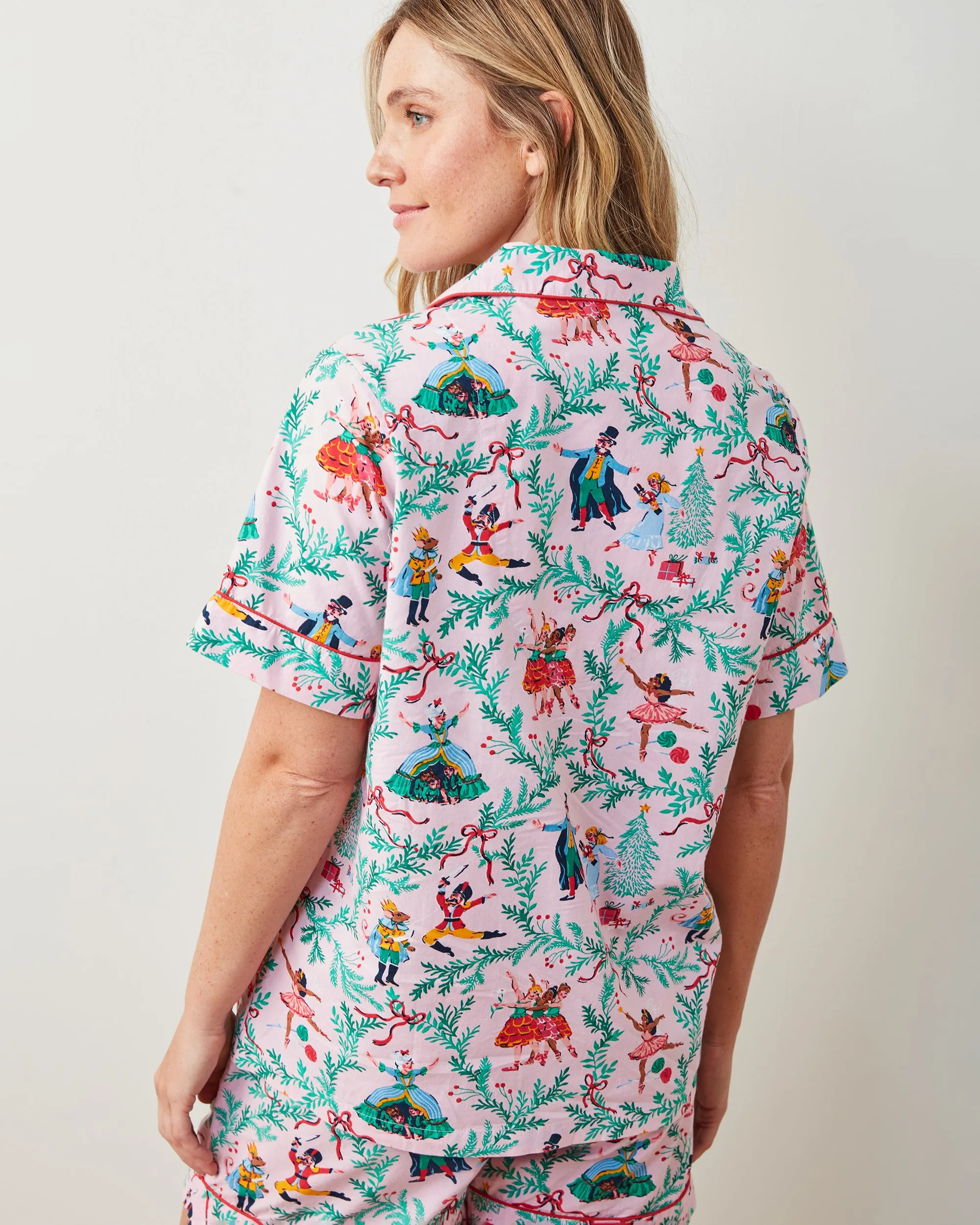 Nutcracker Dreams - Short PJ Set - Ballet Pink sold by Printfresh product image thumbnail 4